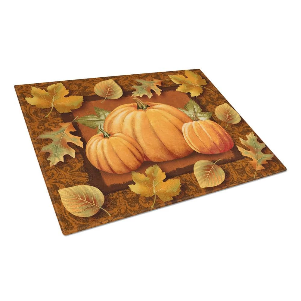Discount ๐ฏ Pumpkins and Fall Leaves Tempered Glass Large Cutting Board by Caroline's Treasures ๐ 3 Discount ๐ฏ Pumpkins and Fall Leaves Tempered Glass Large Cutting Board by Caroline's Treasures ๐