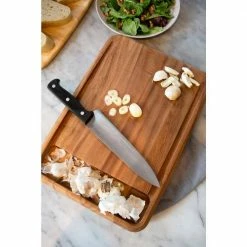 Wholesale ✔️ 10.5 in. x 15 in. x 1.25 in. Rectangle Acacia Wood Edge Grain Cutting Board by IRONWOOD GOURMET 🥰 -Cutlery Sales n a cutting boards 28670 1f 1000