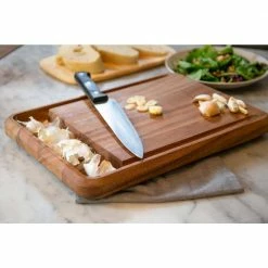 Wholesale ✔️ 10.5 in. x 15 in. x 1.25 in. Rectangle Acacia Wood Edge Grain Cutting Board by IRONWOOD GOURMET 🥰 -Cutlery Sales n a cutting boards 28670 44 1000