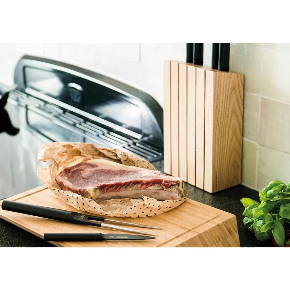 Discount ๐ Ron Ash Wood 6 in. Knife Block by BergHOFF ๐ 6 Discount ๐ Ron Ash Wood 6 in. Knife Block by BergHOFF ๐ - Image 4