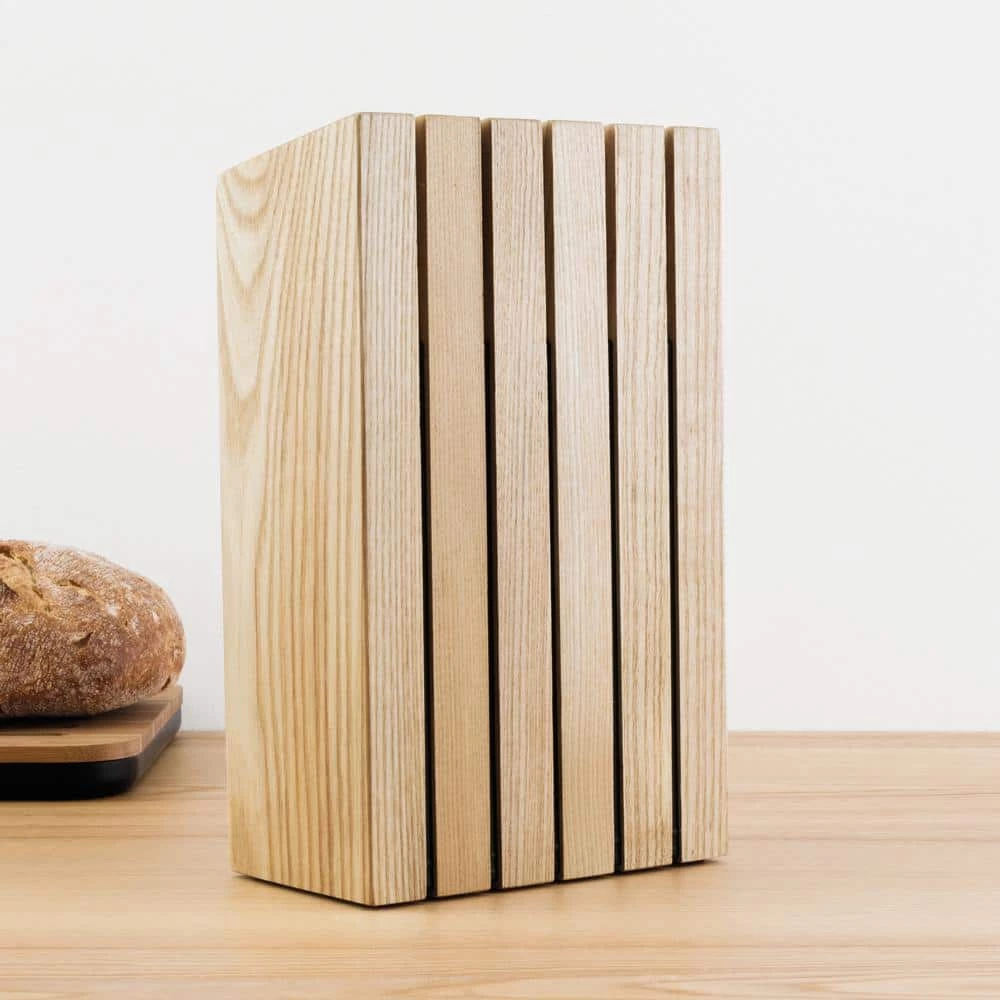 Discount ๐ Ron Ash Wood 6 in. Knife Block by BergHOFF ๐ 5 Discount ๐ Ron Ash Wood 6 in. Knife Block by BergHOFF ๐ - Image 3