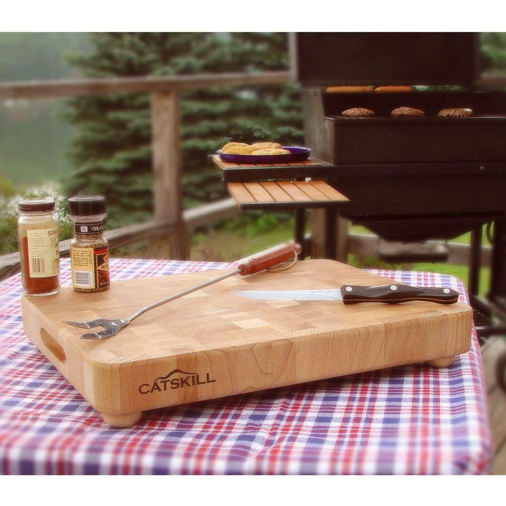 Outlet 🎁 Hardwood Cutting Board with Feet by Catskill Craftsmen ⌛ 4 Outlet 🎁 Hardwood Cutting Board with Feet by Catskill Craftsmen ⌛ - Image 2