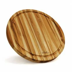 Budget 🔥 15.75 in. Natural Wooden Round Teak Cutting Board (Pack of 5-Pieces) by cadeninc 🧨