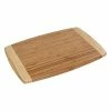 Promo 🔥 Extra-Large 18 in L x 12 in W Rectangle Bamboo Burnished Cutting Board by Honey-Can-Do 💯