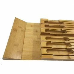 Flash Sale 🌟 Knife Capacity 12-Knives Bamboo Knife Block by Unbranded 💯 -Cutlery Sales natural knife blocks storage lnn sy110503218 c3 1000