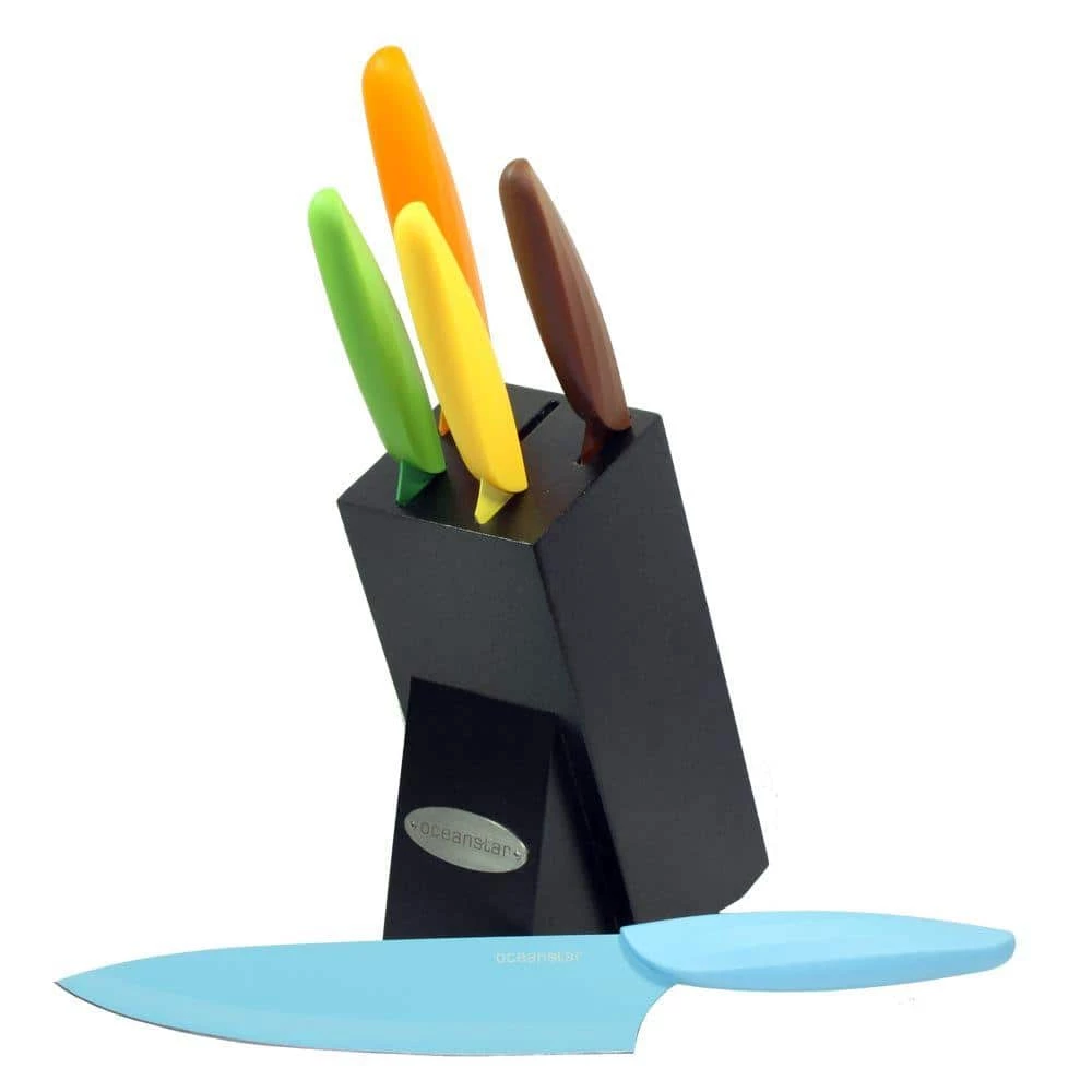 Coupon ๐ฅฐ 6-Piece Non-Stick Knife Set with Block by Oceanstar โ 6 Coupon ๐ฅฐ 6-Piece Non-Stick Knife Set with Block by Oceanstar โ - Image 4