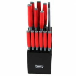Discount 👍 Lindbergh 14-Piece Knife Set by Oster 🔥