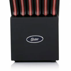 Discount 😍 Durbin 14- Piece Stainless Steel Knife Set with Wood Block by Oster 🧨 -Cutlery Sales oster knife sets 985115157m 1f 1000