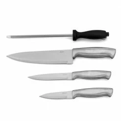 Deals 👍 Baldwyn 4-Piece Cutlery Knife Set by Oster 👏 -Cutlery Sales oster knife sets 98586275m 1f 1000