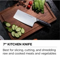Promo ⌛ 6 Piece Classic Stainless Steel Knife Set with Wooden Block by OTHELLO 🎁 -Cutlery Sales othello knife sets cl fk6 4f 1000