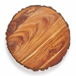 Cheap 👍 Denali Wood Serving Board 12 in. x 12 in.Round by GAURI KOHLI 🛒 -Cutlery Sales polished cutting boards gk61059 44 1000