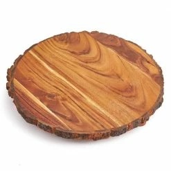 Cheap 👍 Denali Wood Serving Board 12 in. x 12 in.Round by GAURI KOHLI 🛒