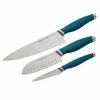 Brand new ✨ Cutlery Japanese Stainless Steel Chef Knife Set, Teal, 3-Piece by Rachael Ray 😉 -Cutlery Sales rachael ray knife sets 47756 64 1000