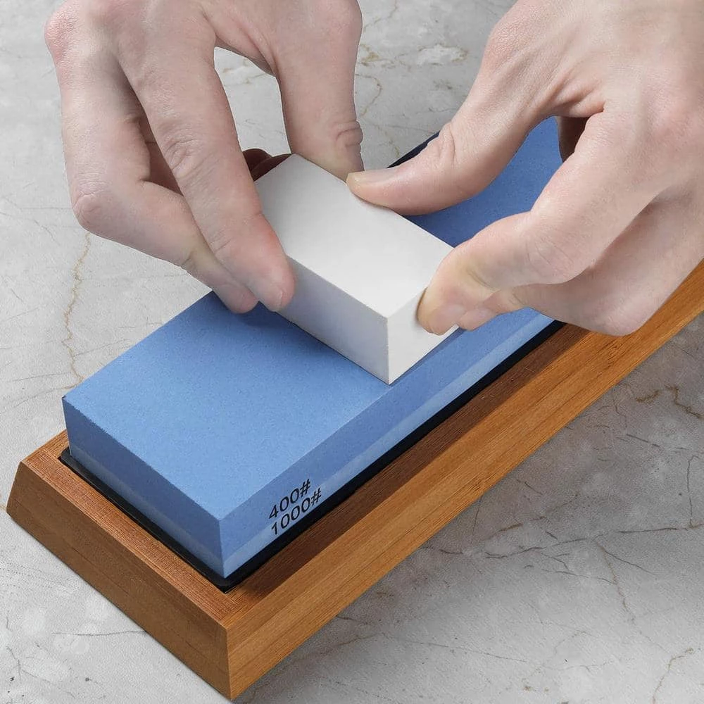 Cheapest ๐ฅฐ Solido Angle Guide 2-Double-Sided 400/1000 and 3000/8000 Grit Whetstones Knife Sharpening Stone Kit with Leather Strop by Razorri โ 5 Cheapest ๐ฅฐ Solido Angle Guide 2-Double-Sided 400/1000 and 3000/8000 Grit Whetstones Knife Sharpening Stone Kit with Leather Strop by Razorri โ - Image 4