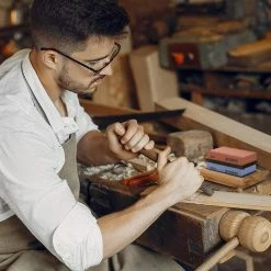 Coupon ✨ Solido C3 400 and 1000 Grit Wood Carving Whetstone Sharpening Stone Kit with Multiple Grooves by Razorri 🌟 -Cutlery Sales razorri manual knife sharpeners solido c3 44 1000