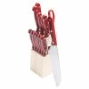 Top 10 🔥 13-Piece Stainless Steel Red Knife Block Set by Lexi Home 🛒 2 Top 10 🔥 13-Piece Stainless Steel Red Knife Block Set by Lexi Home 🛒 -Cutlery Sales red knife blocks storage lb5342 64 1000