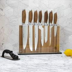 Promo ✨ 15-Piece Stainless Steel Cutlery Bonded Teak Set with Acacia Downtown Knife Block by SCHMIDT BROS. ❤️ 13 Promo ✨ 15-Piece Stainless Steel Cutlery Bonded Teak Set with Acacia Downtown Knife Block by SCHMIDT BROS. ❤️ -Cutlery Sales schmidt bros knife sets sbcbt15pd1 fa 1000