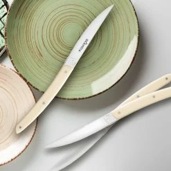 Best reviews of ✨ 4-Piece Vivid Cream Steak Knives by Skandia ⭐ -Cutlery Sales skandia steak knives sfs19c04wb 44 1000