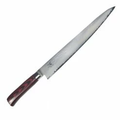 Outlet ⭐ 10.5 in. Sujihiki Slicer-Multilayer Steel Blade with VG5 Core Full Tang by Unbranded 🥰