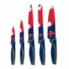 New 🎉 MLB Boston Red Sox 5-Piece Kitchen Knives by sportsvault ⭐ -Cutlery Sales sportsvault knife sets kkmlb04 64 1000