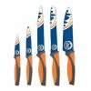 Best Pirce 👏 MLB New York Mets 5-Piece Kitchen Knives by sportsvault 🔥 -Cutlery Sales sportsvault knife sets kkmlb18 64 1000