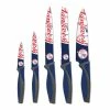 Promo 🌟 MLB New York Yankees 5-Piece Kitchen Knives by sportsvault 👏 -Cutlery Sales sportsvault knife sets kkmlb19 64 1000