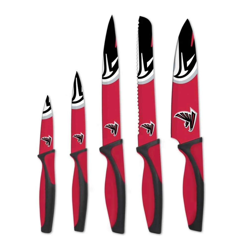 Buy โ NFL Atlanta Falcons 5-Piece Kitchen Knives by sportsvault ๐งจ 3 Buy โ NFL Atlanta Falcons 5-Piece Kitchen Knives by sportsvault ๐งจ