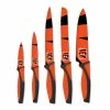 Promo ✨ NFL Cincinnati Bengals 5-Piece Kitchen Knives by sportsvault 👍 -Cutlery Sales sportsvault knife sets kknfl07 64 1000