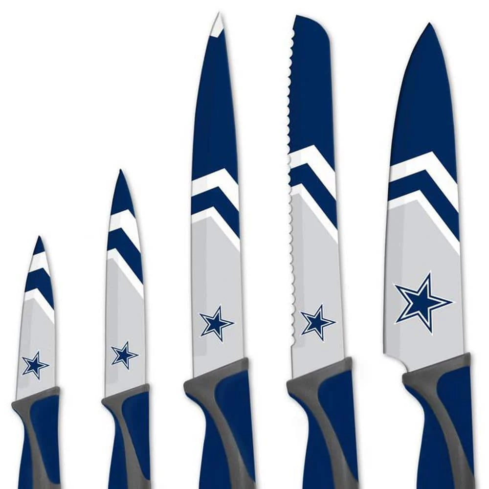 Coupon 🎉 NFL Dallas Cowboys 5-Piece Kitchen Knives by sportsvault 😍 4 Coupon 🎉 NFL Dallas Cowboys 5-Piece Kitchen Knives by sportsvault 😍 - Image 2