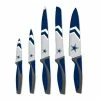 Coupon 🎉 NFL Dallas Cowboys 5-Piece Kitchen Knives by sportsvault 😍 -Cutlery Sales sportsvault knife sets kknfl09 64 1000