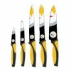 Top 10 ✔️ NFL Pittsburgh Steelers 5-Piece Kitchen Knives by sportsvault 💯 1 Top 10 ✔️ NFL Pittsburgh Steelers 5-Piece Kitchen Knives by sportsvault 💯 -Cutlery Sales sportsvault knife sets kknfl25 64 1000
