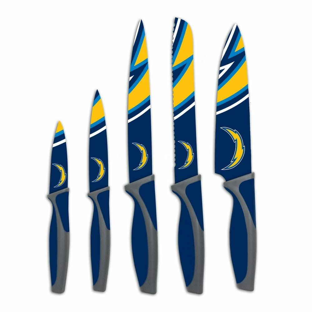 New ⌛ NFL Los Angeles Chargers 5-Piece Kitchen Knives by sportsvault 👍 3 New ⌛ NFL Los Angeles Chargers 5-Piece Kitchen Knives by sportsvault 👍