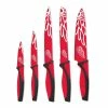 Budget 🤩 NHL Detroit Red Wings 5-Piece Kitchen Knives by sportsvault 👏 -Cutlery Sales sportsvault knife sets kknhl11 64 1000