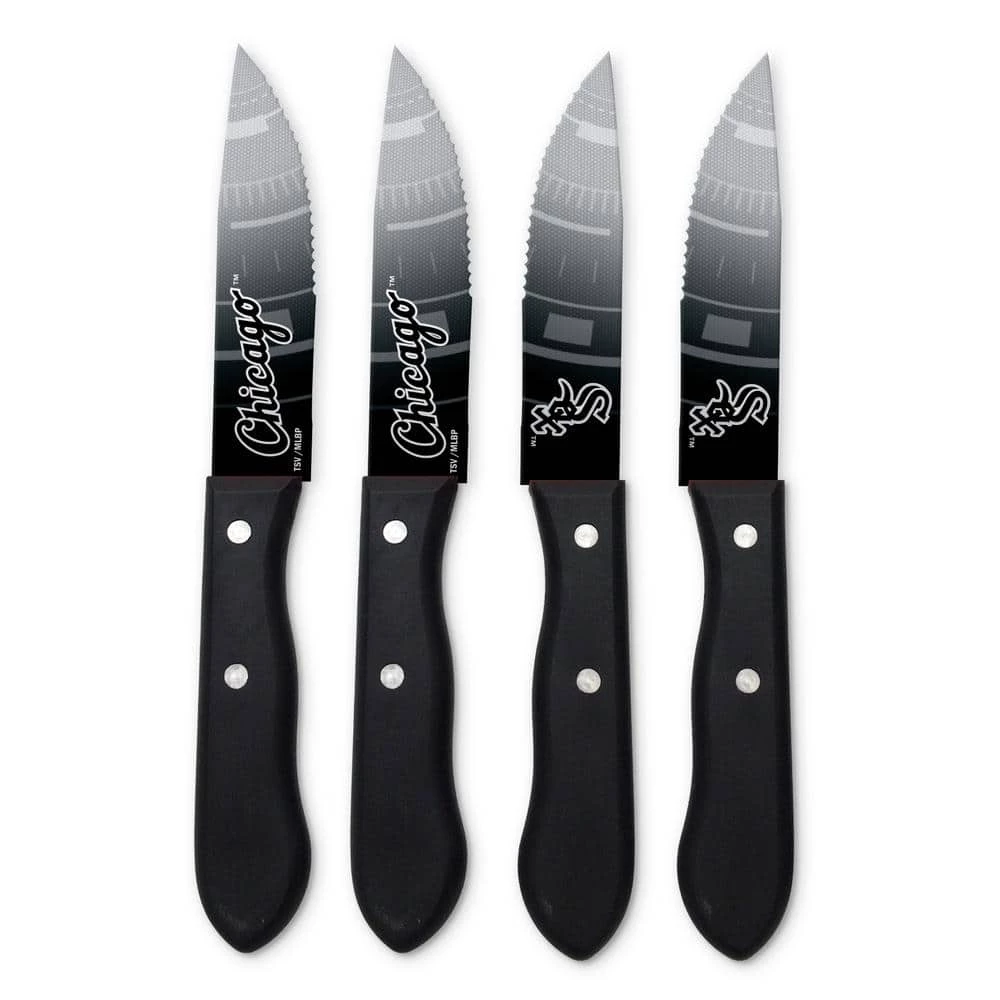 Flash Sale ๐ MLB Chicago White Sox Steak Knives (4-Pack) by sportsvault ๐งจ 3 Flash Sale ๐ MLB Chicago White Sox Steak Knives (4-Pack) by sportsvault ๐งจ