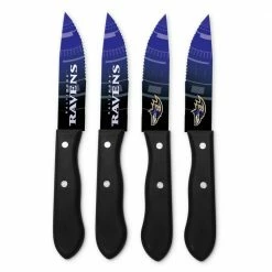Top 10 ⌛ NFL Baltimore Ravens Steak Knives (4-Pack) by sportsvault 👍