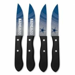 Best Sale ✔️ NFL Dallas Cowboys Steak Knives (4-Pack) by sportsvault 👍