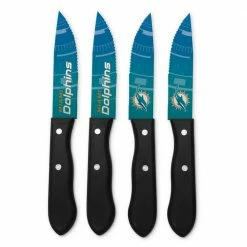 Coupon 😀 NFL Miami Dolphins Steak Knives (4-Pack) by sportsvault ✔️