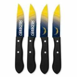 Discount 🛒 NFL Los Angeles Chargers Steak Knives (4-Pack) by sportsvault 🤩