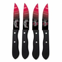 Best Sale 🤩 NCAA Ohio State Buckeyes Steak Knives (4-Pack) by sportsvault 🎁