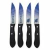 Deals 🎁 NCAA Kentucky Wildcats Steak Knives (4-Pack) by sportsvault 👏 -Cutlery Sales sportsvault steak knives skuky04 64 1000
