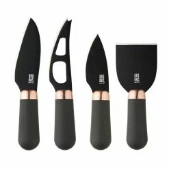 New ⭐ Brooklyn Copper 4-Piece Cheese Knife Set by Taylor 🎁