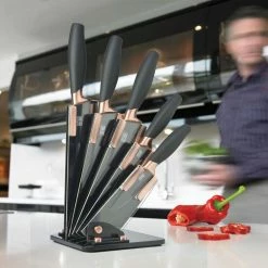 Coupon ✨ Brooklyn Copper 5-Piece Knife Block Set with Fan Shaped Knife Block by Taylor's Eye Witness 🌟 7 Coupon ✨ Brooklyn Copper 5-Piece Knife Block Set with Fan Shaped Knife Block by Taylor's Eye Witness 🌟 -Cutlery Sales taylor s eye witness knife sets tew lms23cbkb8 4f 1000