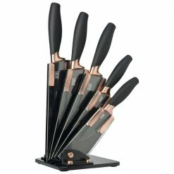 Coupon โจ Brooklyn Copper 5-Piece Knife Block Set with Fan Shaped Knife Block by Taylor's Eye Witness ๐