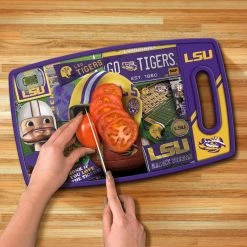 Top 10 ✨ NCAA LSU Tigers Retro Series Polypropyene Cutting Board by YouTheFan ✔️ -Cutlery Sales team colors youthefan cutting boards 0959267 1f 1000