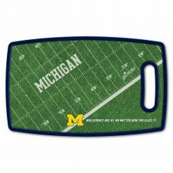 Promo 👏 NCAA Michigan Wolverines Retro Series Polypropyene Cutting Board by YouTheFan 👍 -Cutlery Sales team colors youthefan cutting boards 0959304 4f 1000