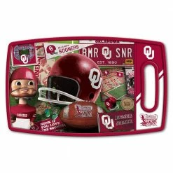 Top 10 😀 NCAA Oklahoma Sooners Retro Series Polypropyene Cutting Board by YouTheFan 👏