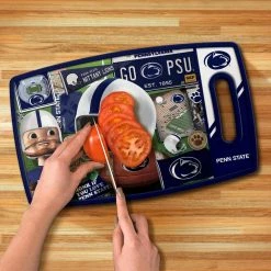 Flash Sale ⌛ NCAA Penn State Nittany Lions Retro Series Polypropyene Cutting Board by YouTheFan ⌛ -Cutlery Sales team colors youthefan cutting boards 0959434 1f 1000