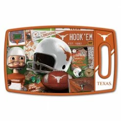 Coupon ๐ฅฐ NCAA Texas Longhorns Retro Series Polypropyene Cutting Board by YouTheFan ๐