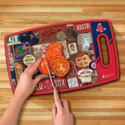 Deals 🧨 MLB Boston Red Sox Retro Series Polypropyene Cutting Board by YouTheFan 🤩 -Cutlery Sales team colors youthefan cutting boards 0959649 1f 1000