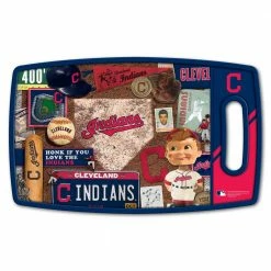 Best deal ✨ MLB Cleveland Indians Retro Series Polypropyene Cutting Board by YouTheFan ⌛